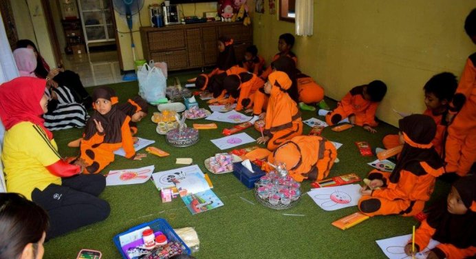Home Schooling Menjadi Salah Satu Pembelajaran Anak Didik TK Pertiwi