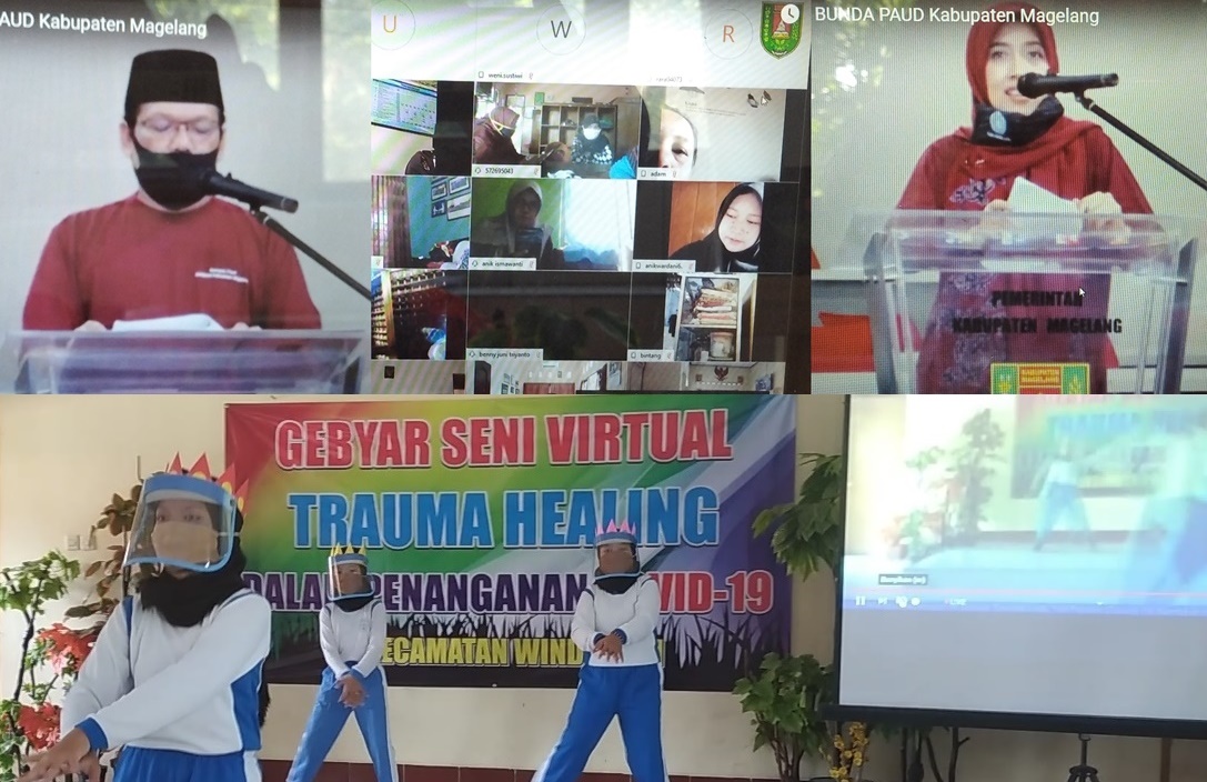 Bersama Bunda PAUD, Disdikbud Kabupaten Magelang Gelar Trauma Healing