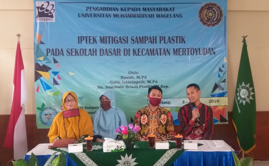 Dosen UMMagelang Terapkan Iptek Mitigasi Sampah Plastik di SD/MI Kecamatan Mertoyudan