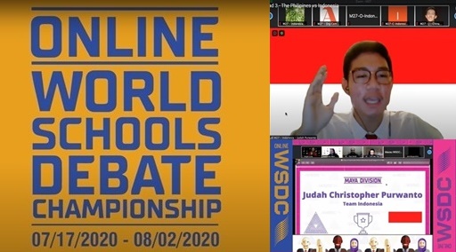 Di Kejuaraan Debat Pelajar Dunia 2020, Siswa Indonesia Raih Prestasi