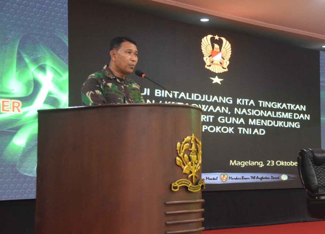 Dukung Tugas Pokok Anggota TNI AD, Akmil Adakan Bintal Prajurit