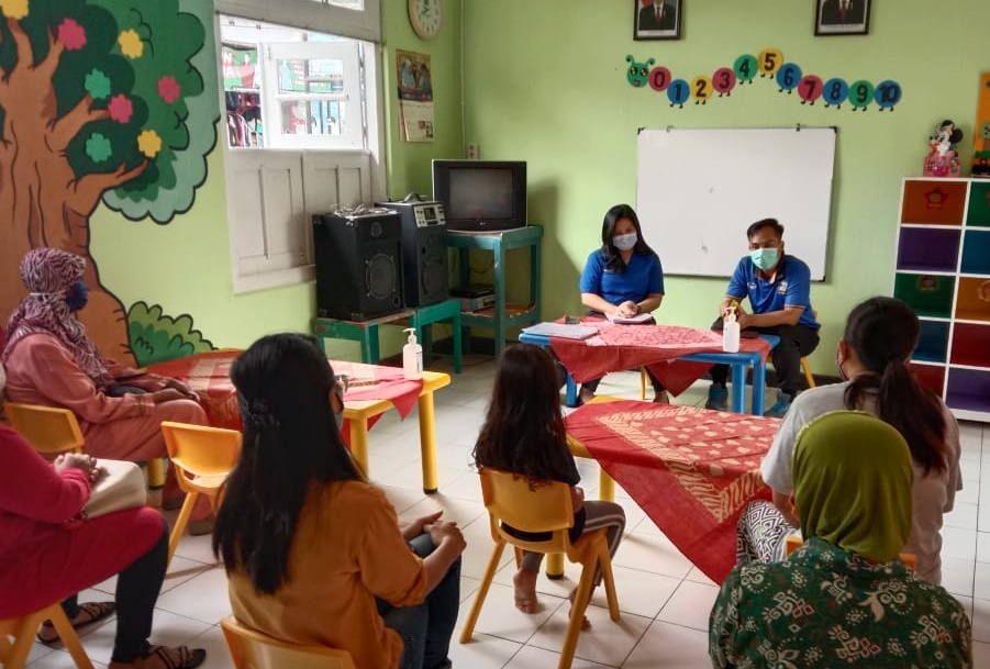 TK Kemala Bhayangkari 80 Kota Magelang Adakan Sosialisasi Kebiasaan Baru