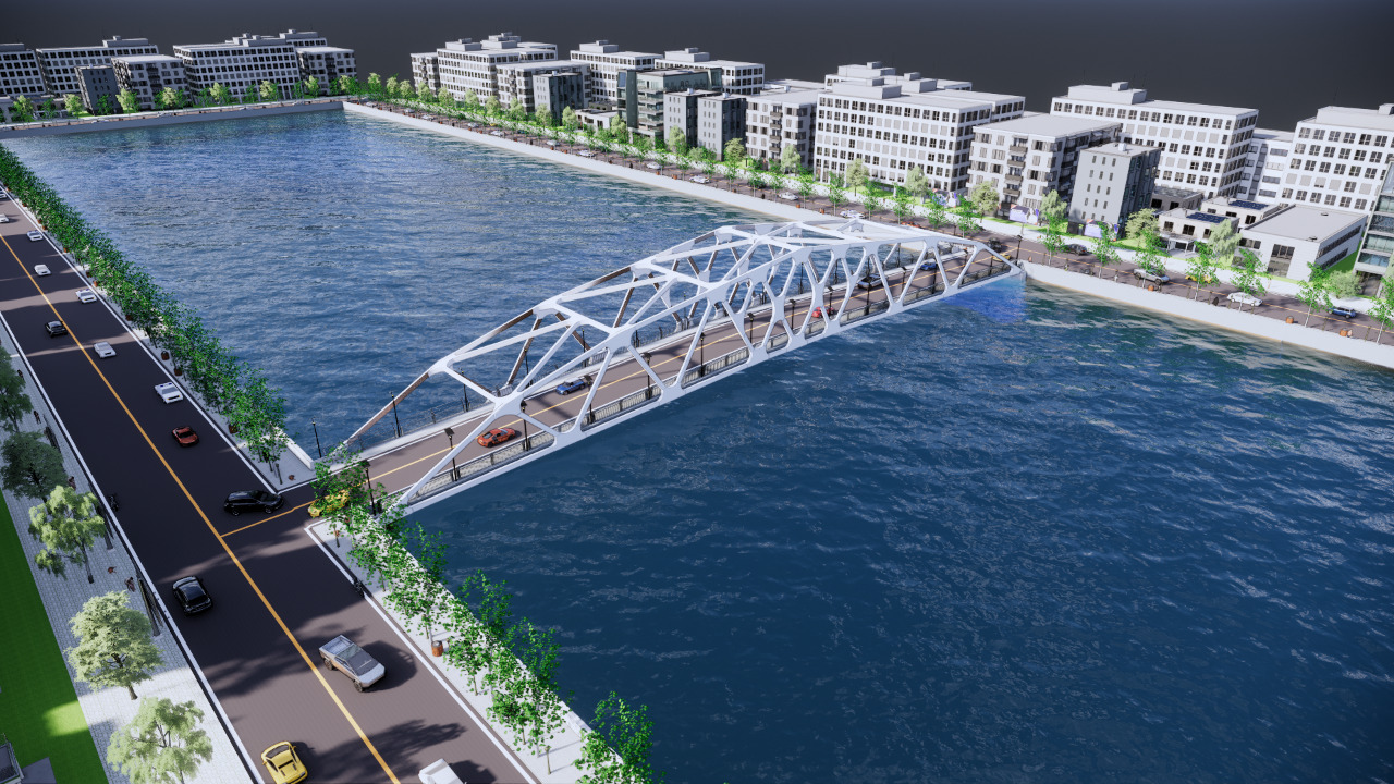JEMBATAN. Rancangan jembatan rangka Elang Baja Untidar. (sumber: untidar)