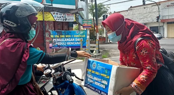 SMK Muhammadiyah 2 Muntilan Gelar Aksi Peduli Korban Bencana