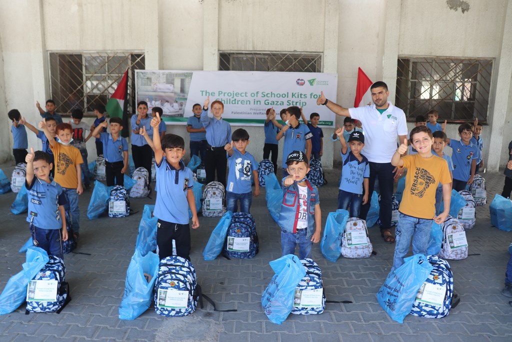Paket Sekolah Kit, Suntikan Semangat untuk Pelajar Gaza