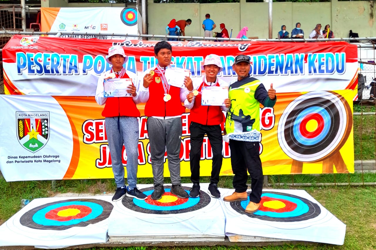Juara Umum, Atlet Panahan Kabupaten Magelang Raup 7 Emas, 9 Perak, 5 Perunggu