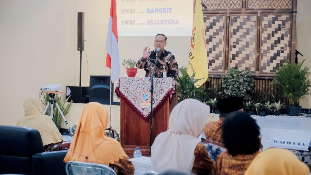 SAMBUTAN. Wali Kota Magelang dr. Muchamad Nur Aziz saat menyampaikan sambutan. (foto: ist)