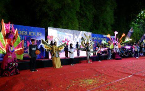 KARYA. Busana karya siswa-siswi SMK Muhammadiyah 1 Borobudur ditampilkan dalam ajang BNC. (foto: istimewa)