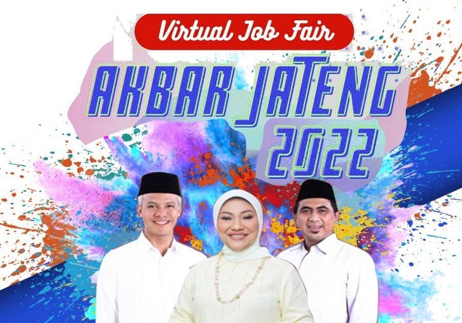 JOB FAIR. Virtual Job Fair Akbar Jateng 2022 mulai digelar hari ini, Kamis (4/8/2022), dan akan berakhir Jumat (5/8/2022). (sumber: jatengprov)