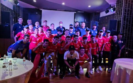 PPSM. Launching tim dan Jersey PPSM Magelang pada Jumat (23/9/2022) malam di Limaran Sporty Bar Artos Magelang. (foto: siedoo)