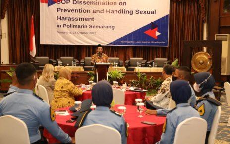 PAPARAN. Wagub Jawa Tengah Taj Yasin saat menghadiri Sosialisasi Prosedur Operasional Pencegahan dan Penanganan Kekerasan Seksual. (foto: jatengprov)
