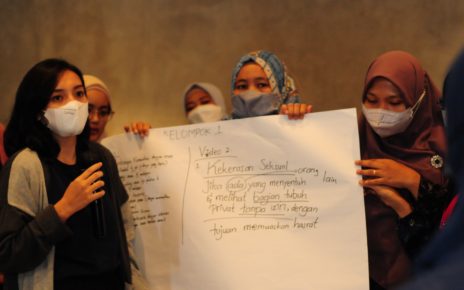 PENGGERAK. Pelatihan Fasilitator Ibu Penggerak yang membahas soal dosa besar dalam dunia pendidikan di Tangerang, Jumat (11/11/2022). (foto: kemdikbud)