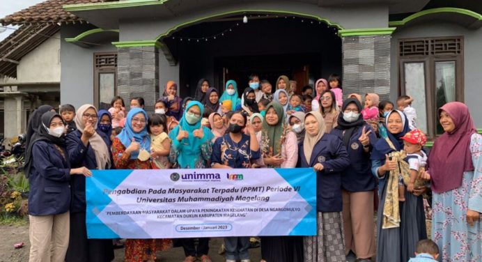 Melalui PPMT, Mahasiswa Fikes UNIMMA Cegah Stunting di Lereng Merapi