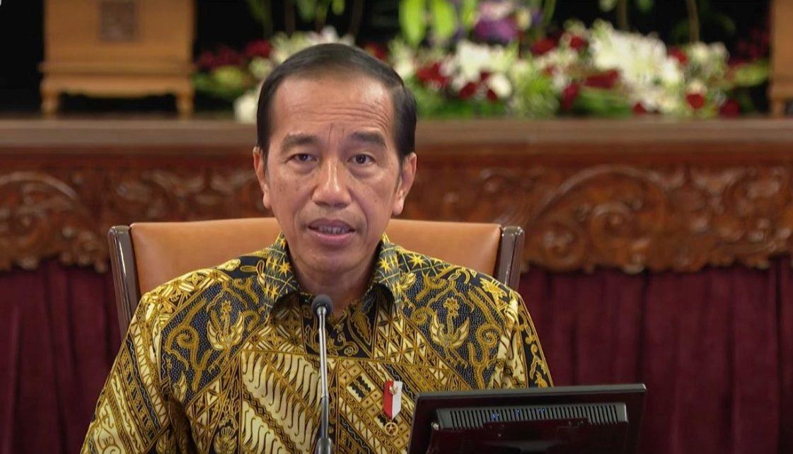 PERS. Presiden Jokowi memberikan keterangan pers, Jumat (30/12/2022), di Istana Negara, Jakarta. (sumber: tangkapan layar)
