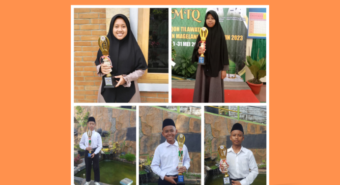 Lima Siswa SMPIT Ihsanul Fikri Kota Magelang Raih Penghargaan Lomba MTQ