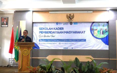 SAMBUTAN. Ketua MPM PP Muhammadiyah, Dr. M. Nurul Yamin, M.SI saat memberikan sambutan sekaligus membuka acara. (foto: unimma)