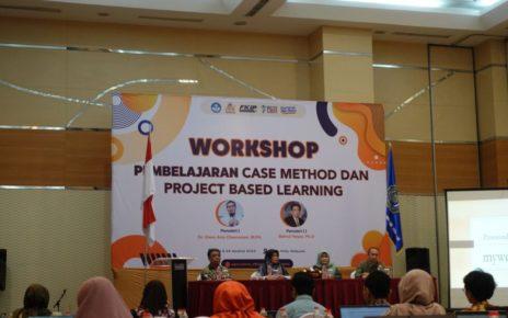 WORKSHOP. Prodi PGSD FKIP Universitas Muhammadiyah Magelang (UNIMMA) menggelar workshop Pembelajaran Case Method dan Project Based Learning. (foto: unimma)