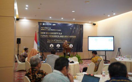 SEMINAR. Fakultas Teknik (FT) Universitas Muhammadiyah Magelang (UNIMMA) menggelar Hybrid Seminar-World Class Professor (WCP) 2023. (foto: unimma)