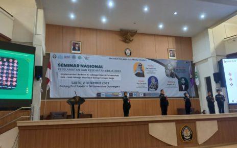 SEMINAR. Program Studi S1 Keselamatan dan Kesehatan Kerja (K3) Fakultas Kesehatan Masyarakat (FKM) Universitas Diponegoro (UNDIP) bersama dengan Occupational Safety and Health (OSH) Forum menggelar seminar nasional. (foto: ist)
