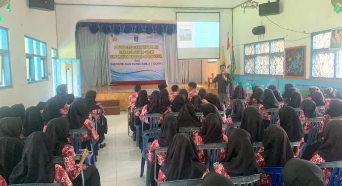 Kolaborasi dengan IDUKA, SMK Muhammadiyah 1 Borobudur Gelar Sosialisasi dan Rekrutmen Canaker