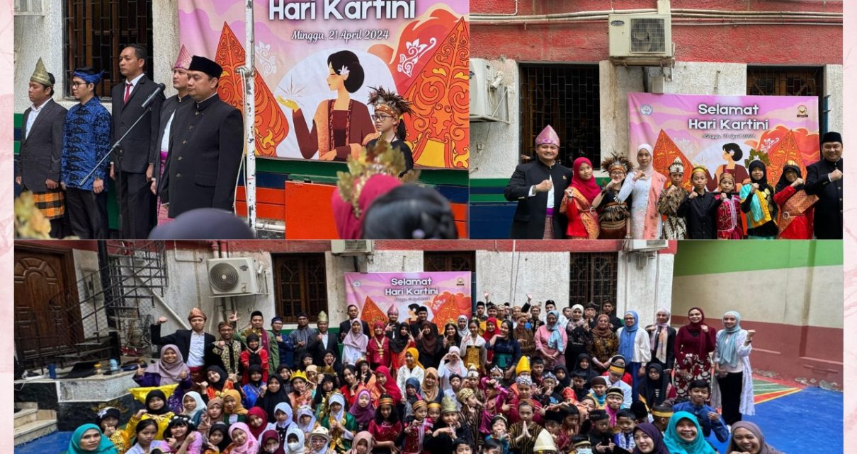 HARI KARTINI. Suasana dalam memperingati Hari Kartini di Sekolah Indonesia Cairo. (foto: kemendikbud)