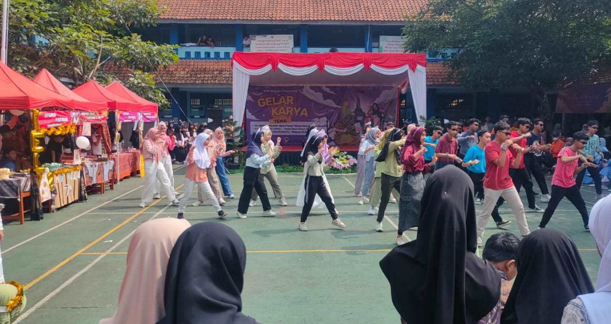 GELAR KARYA. SMPN 2 Magelang melaksanakan kegiatan gelar karya semua jenjang sekaligus di sekolah setempat, Kamis 14 November 2024. (foto: smpn2magelang)