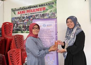 PENGABDIAN. Program Studi Pendidikan Biologi Untidar mengadakan kegiatan pengabdian tematik berbasis SDGs di Kampung Organik Sari Makmur, Kelurahan Kedungsari. (foto: untidar)